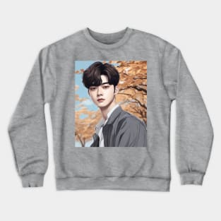 The face of seoul Crewneck Sweatshirt